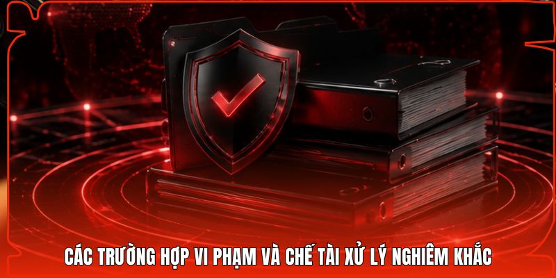 Các trường hợp vi phạm và chế tài xử lý nghiêm khắc