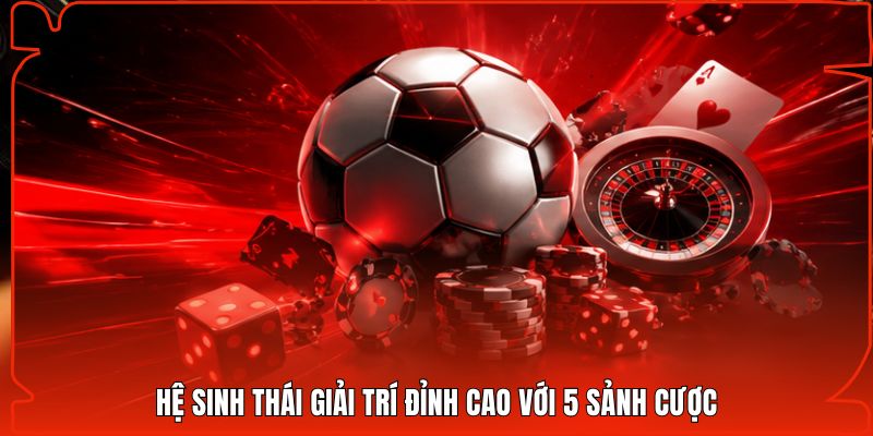 Hệ sinh thái giải trí đỉnh cao với 5 sảnh cược