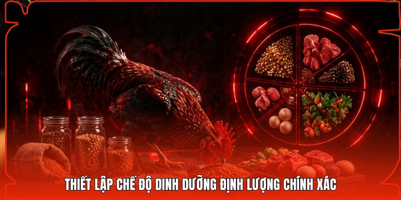 Thiết lập chế độ dinh dưỡng định lượng chính xác